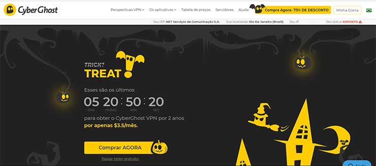 Assistir Netflix indisponível no país com VPN Cyberghost