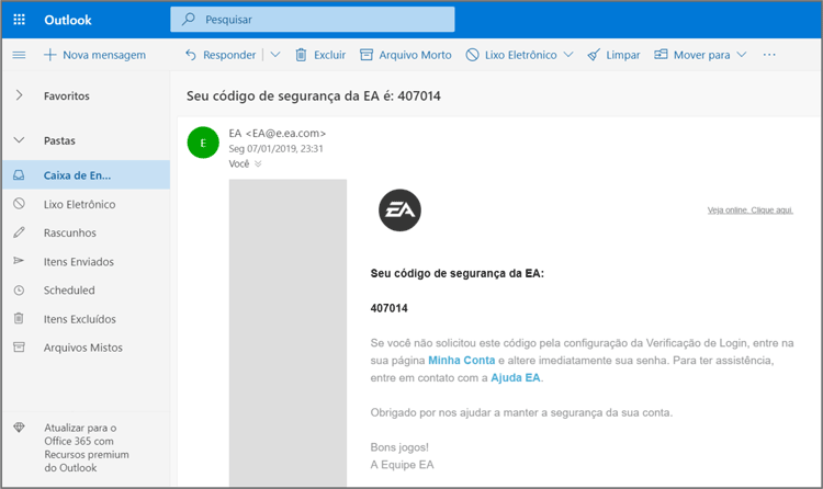 Ea codigo seguranca