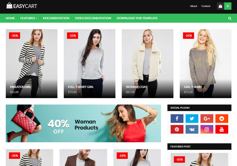 Easy2bcart2bblogger2btemplate