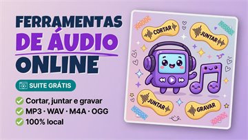 Ferramentas de áudio online grátis