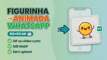 Figurinha Animada WhatsApp Online - GIF 512×512 Grátis