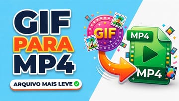 GIF para MP4 Online Grátis - Converter GIF em Vídeo no Navegador