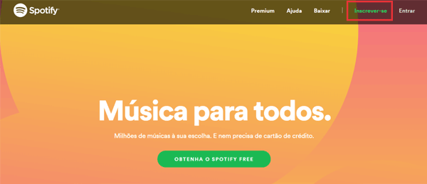 Spotify - passo 1