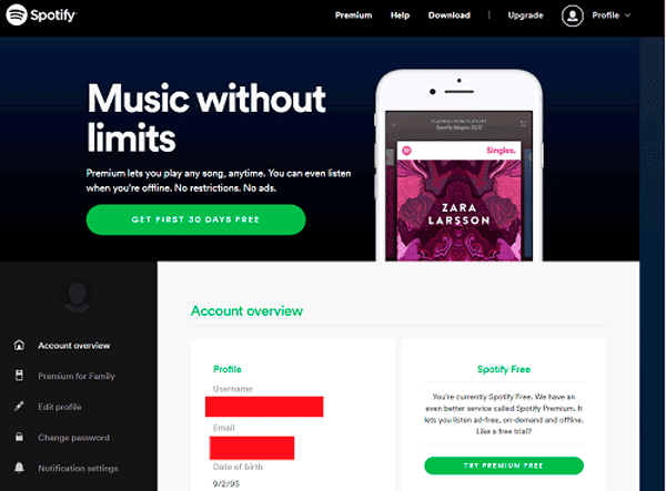 Spotify - passo 6